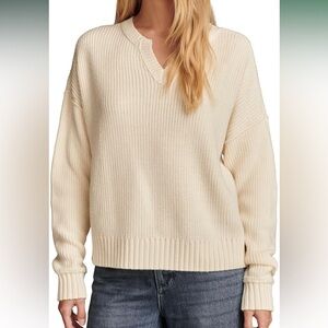 Not for sale-Lucky Brand Womens Notch Neck Pullover Size Large